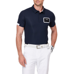 立體口袋拼色短袖