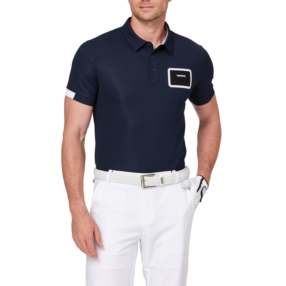 3D Pocket Color Block Short-Sleeve