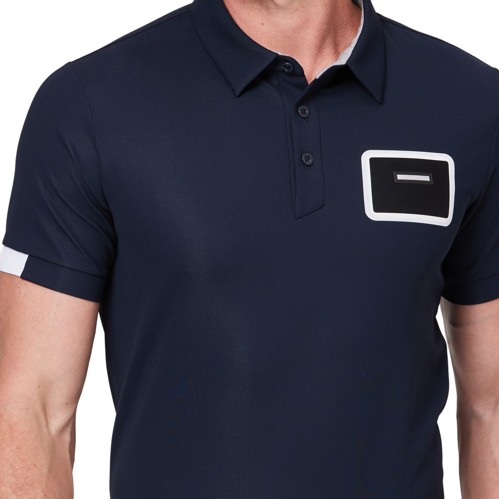 立體口袋拼色短袖