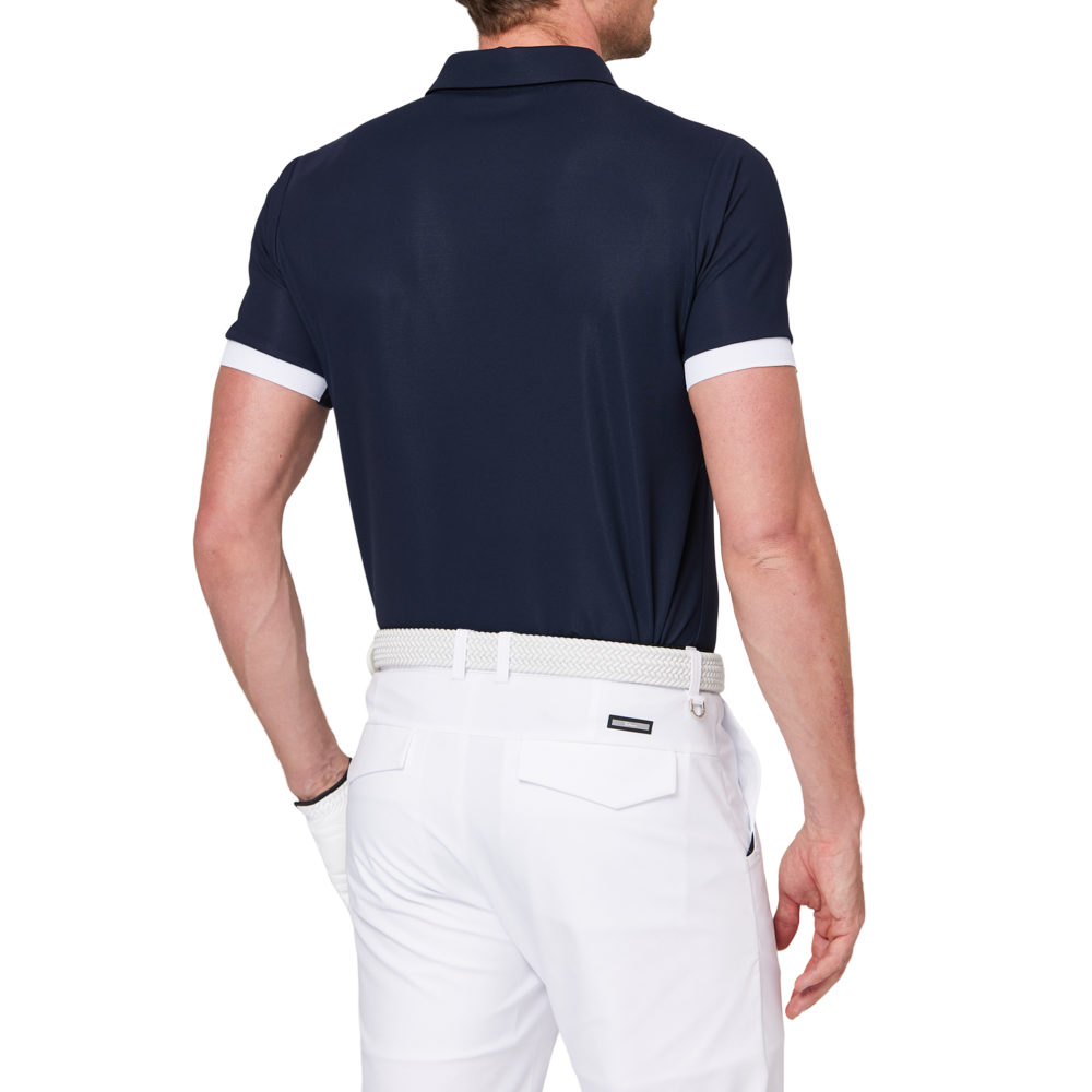 立體口袋拼色短袖