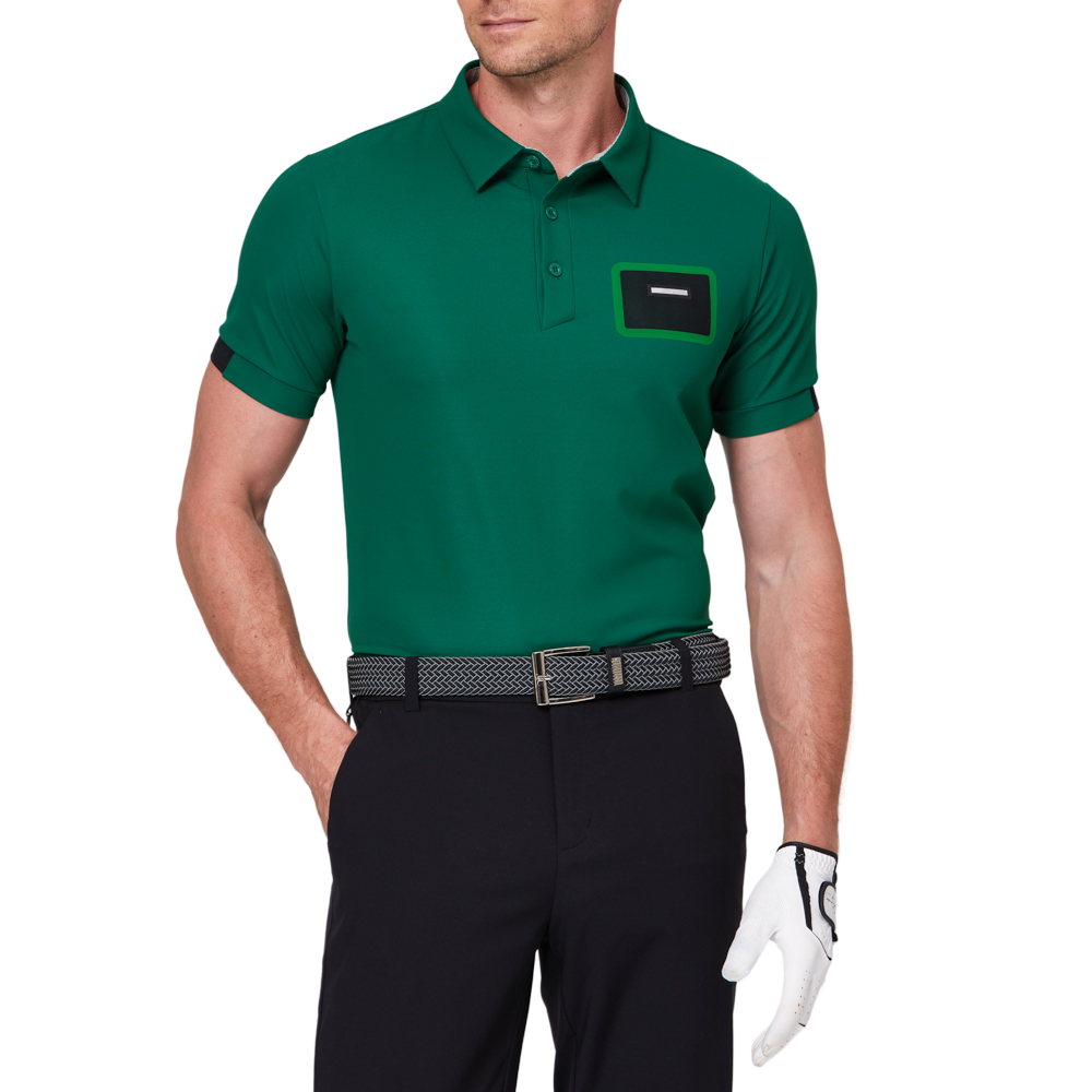 3D Pocket Color Block Short-Sleeve