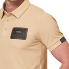 立體口袋拼色短袖