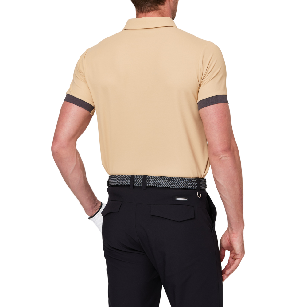 立體口袋拼色短袖