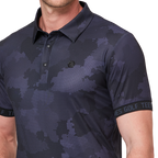 Digital camouflage print short-sleeved shirt