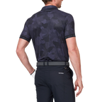 Digital camouflage print short-sleeved shirt