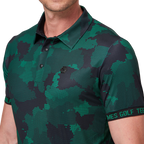 Digital camouflage print short-sleeved shirt