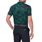 Digital camouflage print short-sleeved shirt