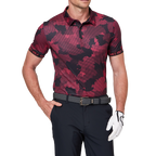 Digital camouflage print short-sleeved shirt