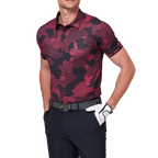 Digital camouflage print short-sleeved shirt