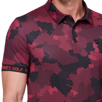 Digital camouflage print short-sleeved shirt