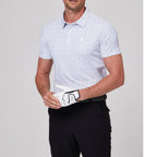 Geometric rhythm print short-sleeved shirt