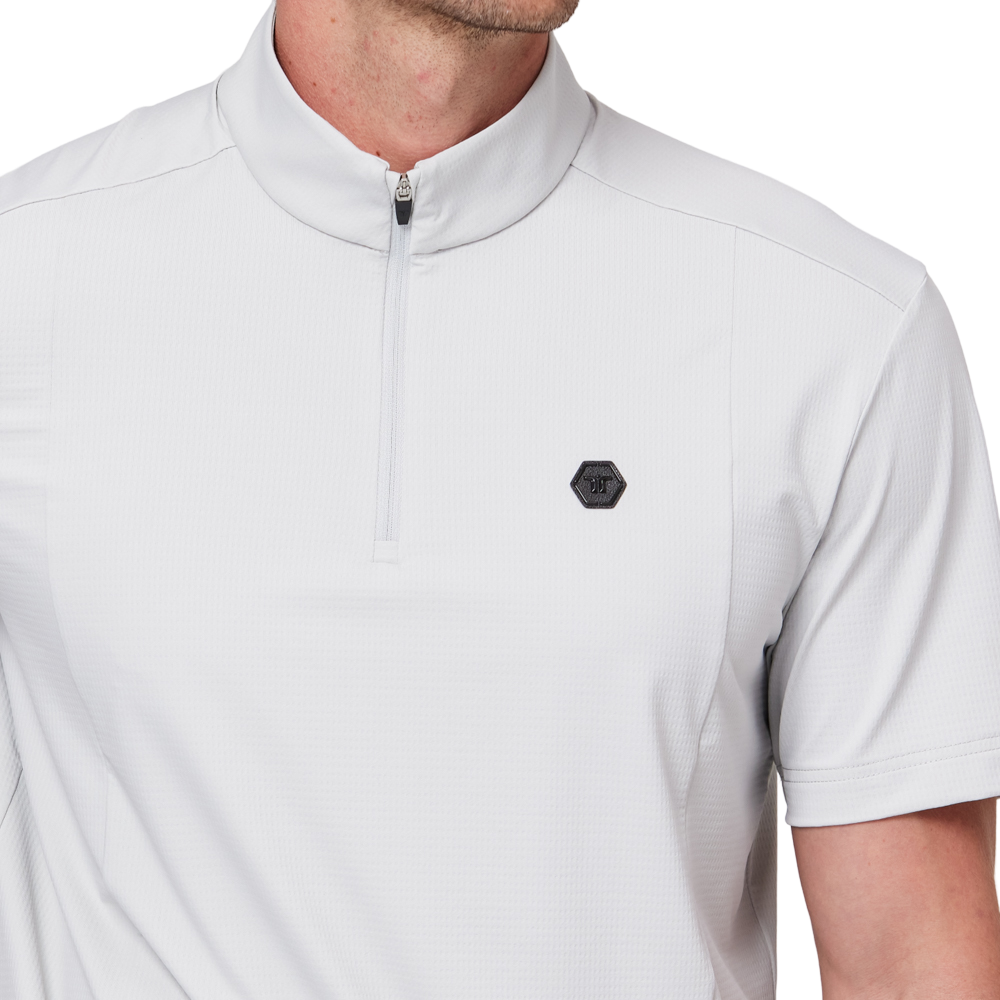 立領半開襟短袖