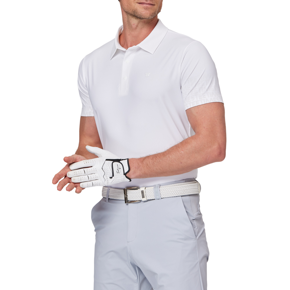 極簡字樣拼接短袖