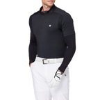 Stand-up collar half-open sleeve sweater