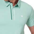 Color-blocked placket functional short-sleeved shirt