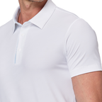 Diamond-patterned cool jacquard short-sleeved shirt