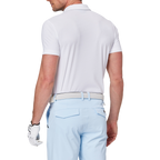 Diamond-patterned cool jacquard short-sleeved shirt