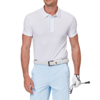 Diamond-patterned cool jacquard short-sleeved shirt