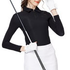 拉鍊翻領冰絲防曬袖套衣