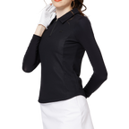 拉鍊翻領冰絲防曬袖套衣