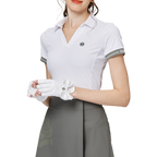 V領女短袖上衣