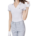 V領女短袖上衣