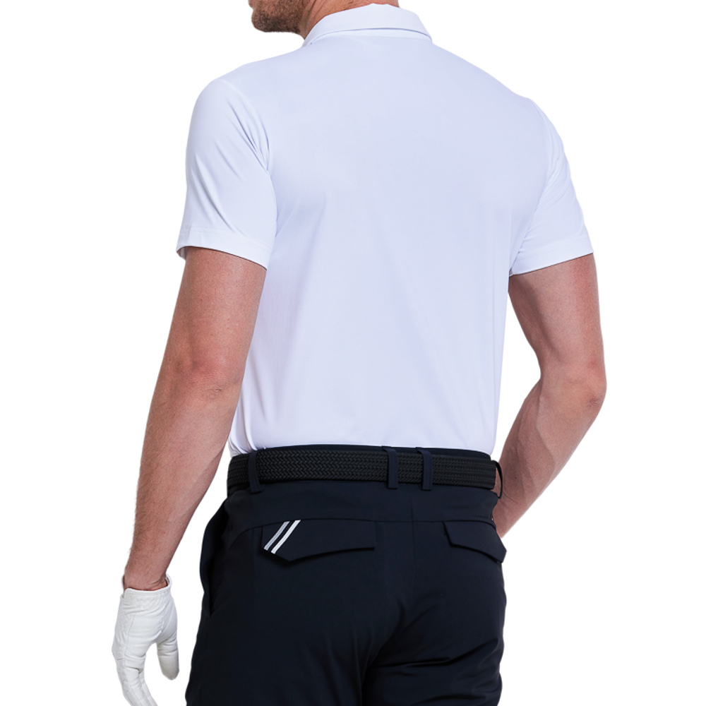 男細珠地短袖(白)