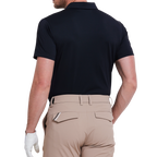 男細珠地短袖(黑)