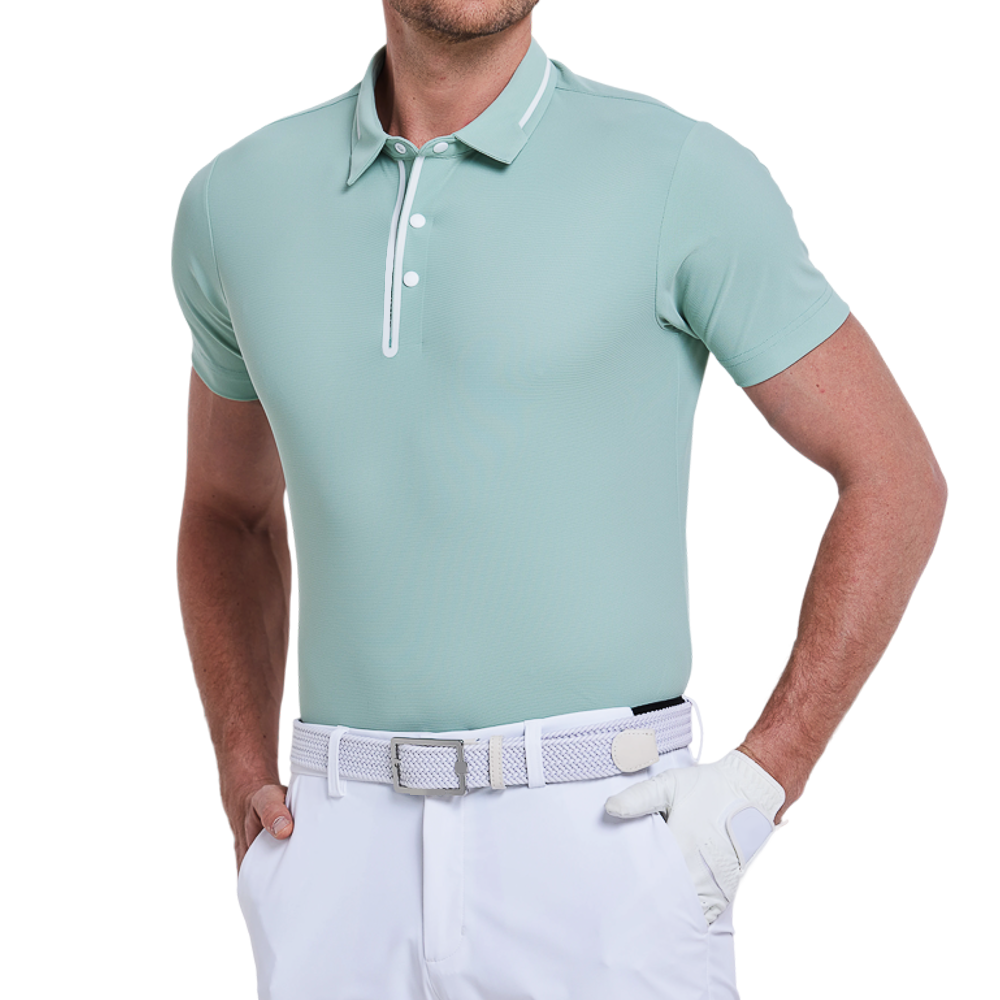 男馬卡龍短袖(艾綠)