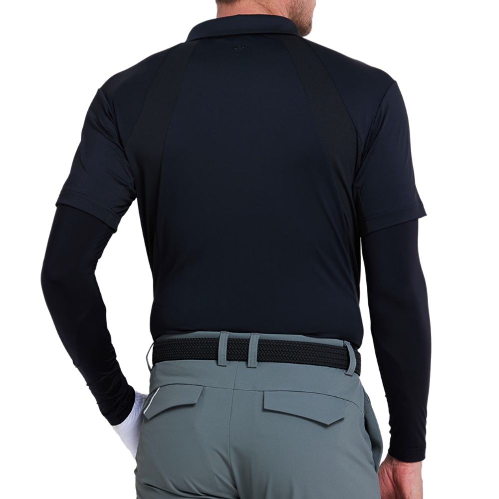 男吸濕排汗短袖(黑)