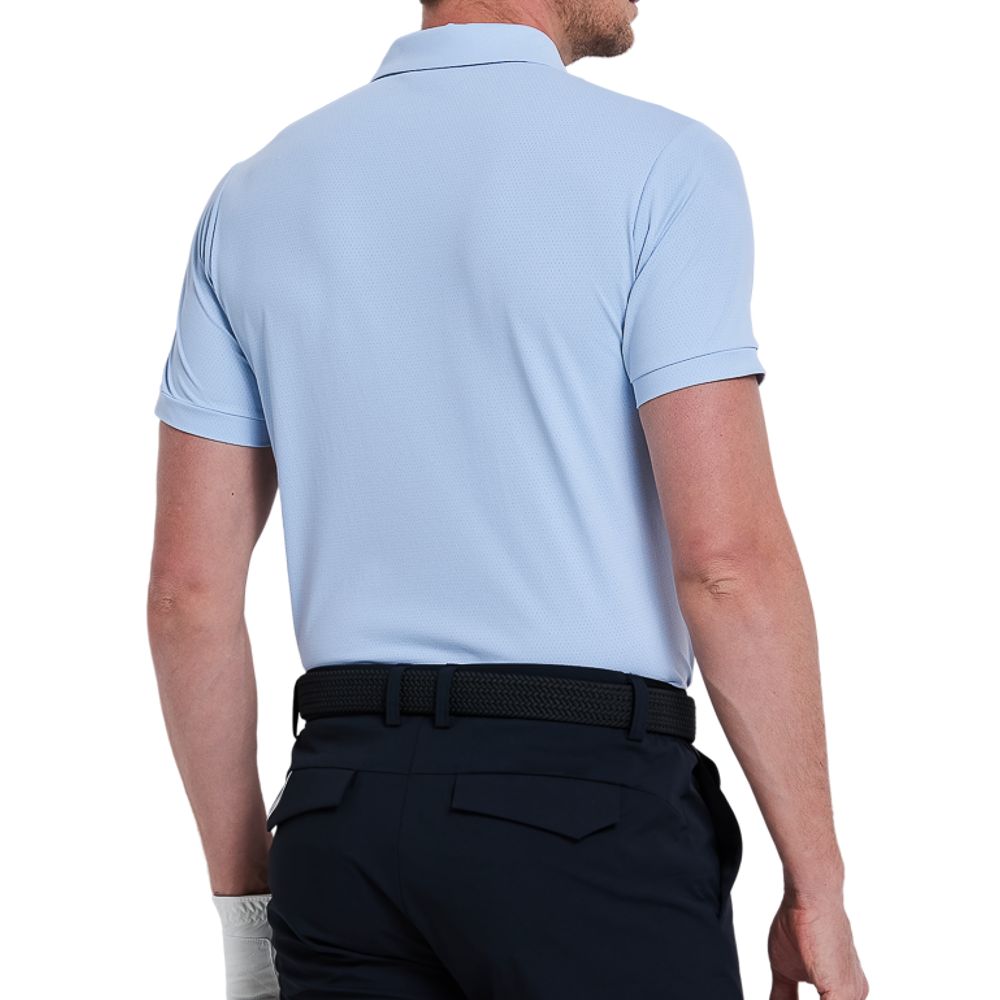 男SORONA乾爽透氣短袖(羊絨藍)