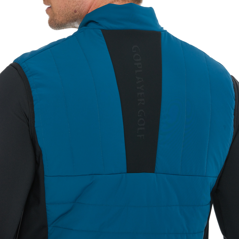 Men's Thick, Padded Warm Vest (Dark Blue)