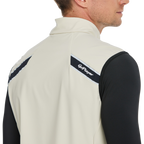 Men's lightweight windproof and water-repellent vest (khaki)