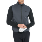 Men's Volcanic Rock Fleece-Soled Warm Vest (Dark Gray)