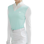 GoPlayer Women's One-Piece Sunscreen Sleeve Jumper (Light Green)