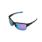 GoPlayer ハーフフレーム サングラス (ブラックフレーム パープルメッキ)